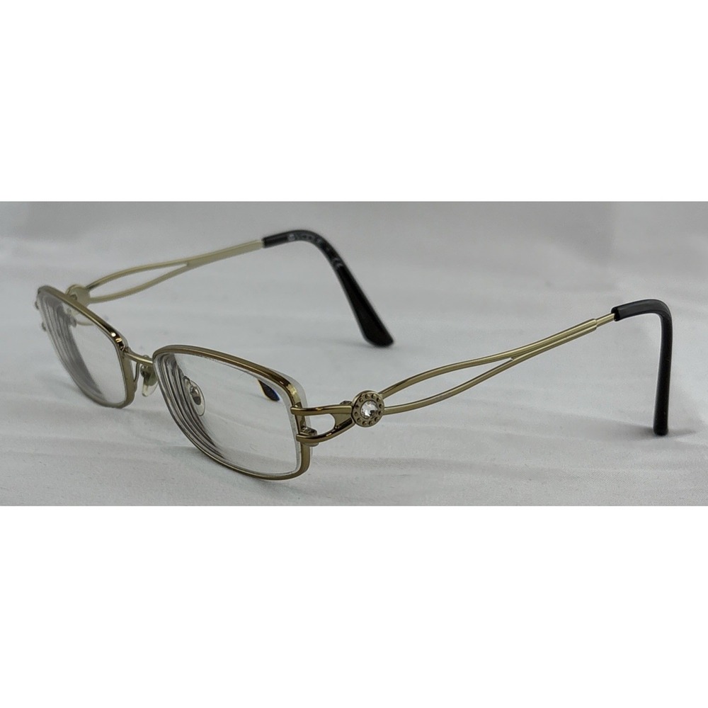 Vogue VO3930-B1 848 Gold Full Rim Eyeglasses Frames Only 52-17-135 Womens